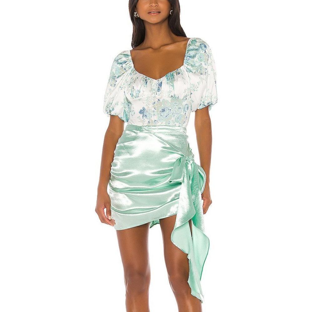 Bowie Metallic Skirt Love And Lemons